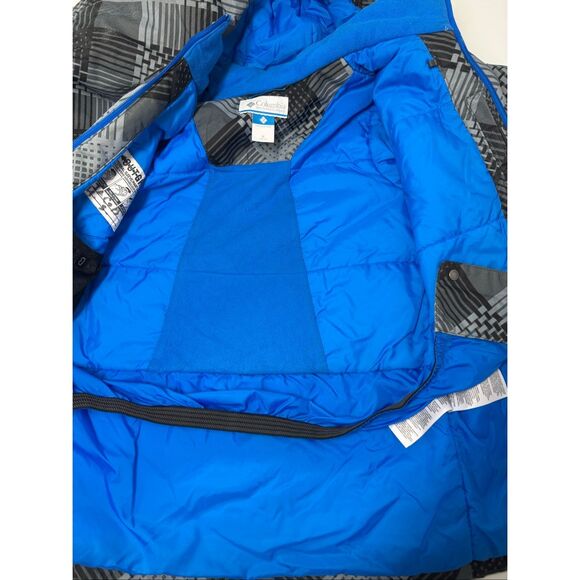 Columbia Boy's Twist Tip Ski Jacket Gray Colorblock Size M 10-12 See Description - Picture 12 of 16